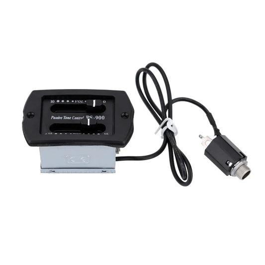 PS-900 2 Band EQ Guitar Passive Volume Tone Control Piezo Pickup Peaceful Pleasures Health and Wellness