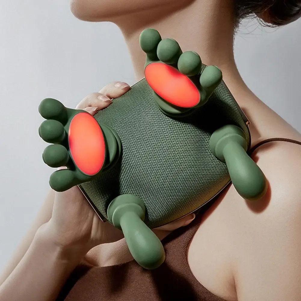 Electric Neck & Shoulder Massager with Heat | Portable Type-C