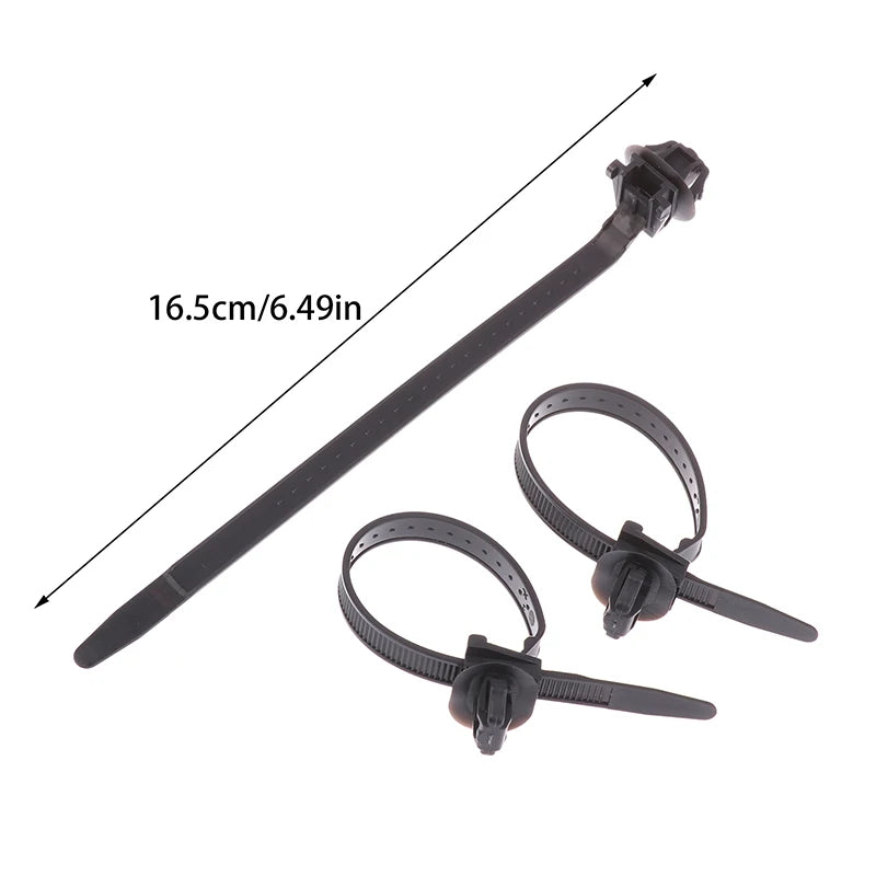 10PCS Auto Fasteners Black Color Nylon Plastic Vehicle Motocycle Cable Tie Car Wiring Harness Retainer Clip Push Mount Peaceful Pleasures Health and Wellness