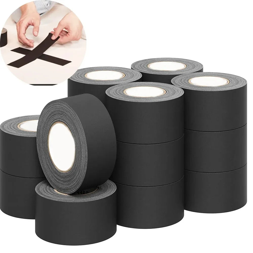 Matte Cotton Tape 1/2 Pack – Easy-Tear, Non-Reflective, 10m