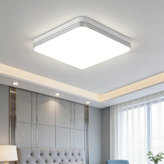RUNTOIN 36/48W LED Flush Mount Ceiling Light | Modern Fixture LED Ceiling Light Peaceful Pleasures Health and Wellness