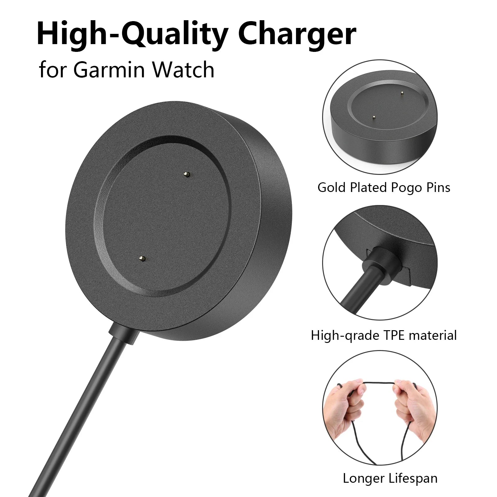 USB Charging Dock for Xiaomi Mi Watch S1 Active Color 2 Sport Peaceful Pleasures Health and Wellness