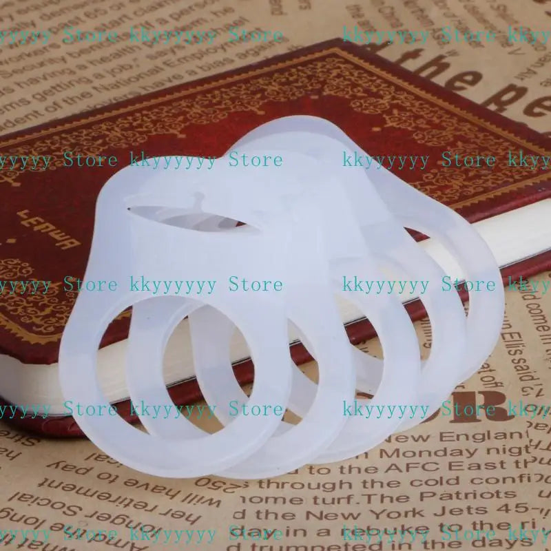 5pc Silicone Pacifier Holder Clip Adapter Rings – Baby DIY