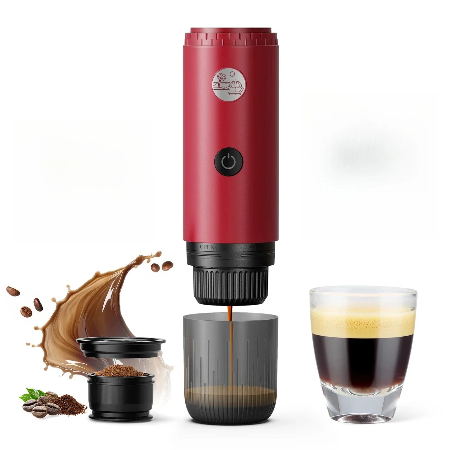 Portable 3-in-1 Espresso Machine | USB-C Travel Coffee Maker