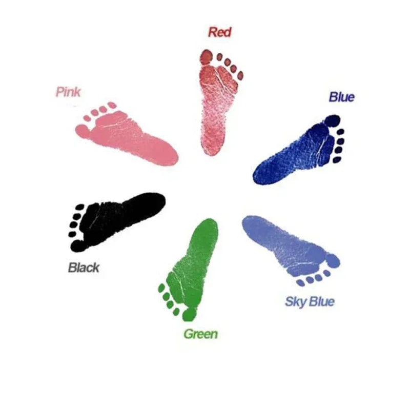 Baby Handprint & Footprint Ink Kit – Safe, Inkless & Clean
