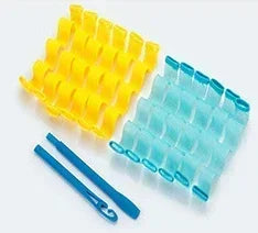 18-Piece Heatless Hair Curlers – Bendy Magic Rollers for Curls