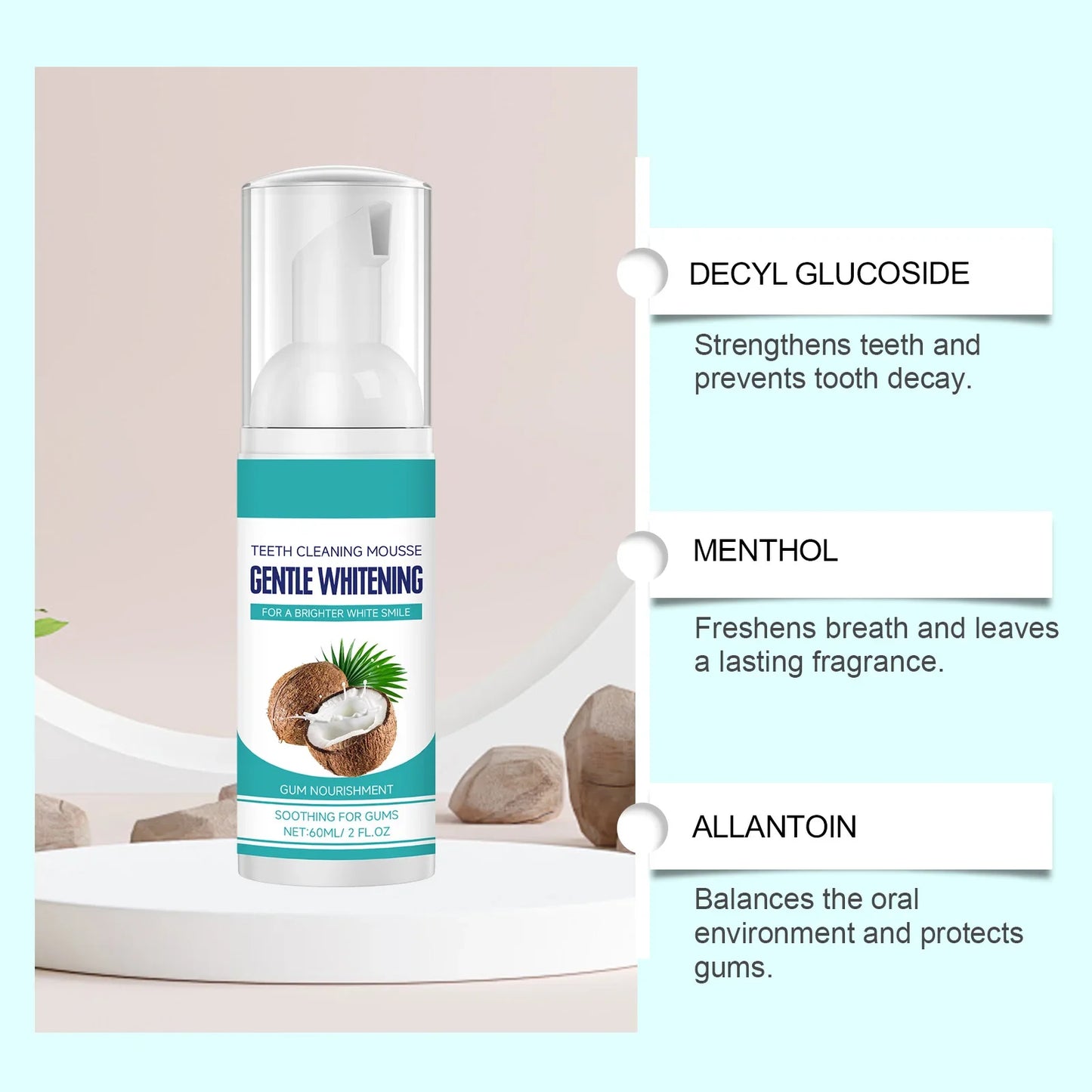 Tooth Cleaning Mousse – Stain Removal & Fresh Breath Daily