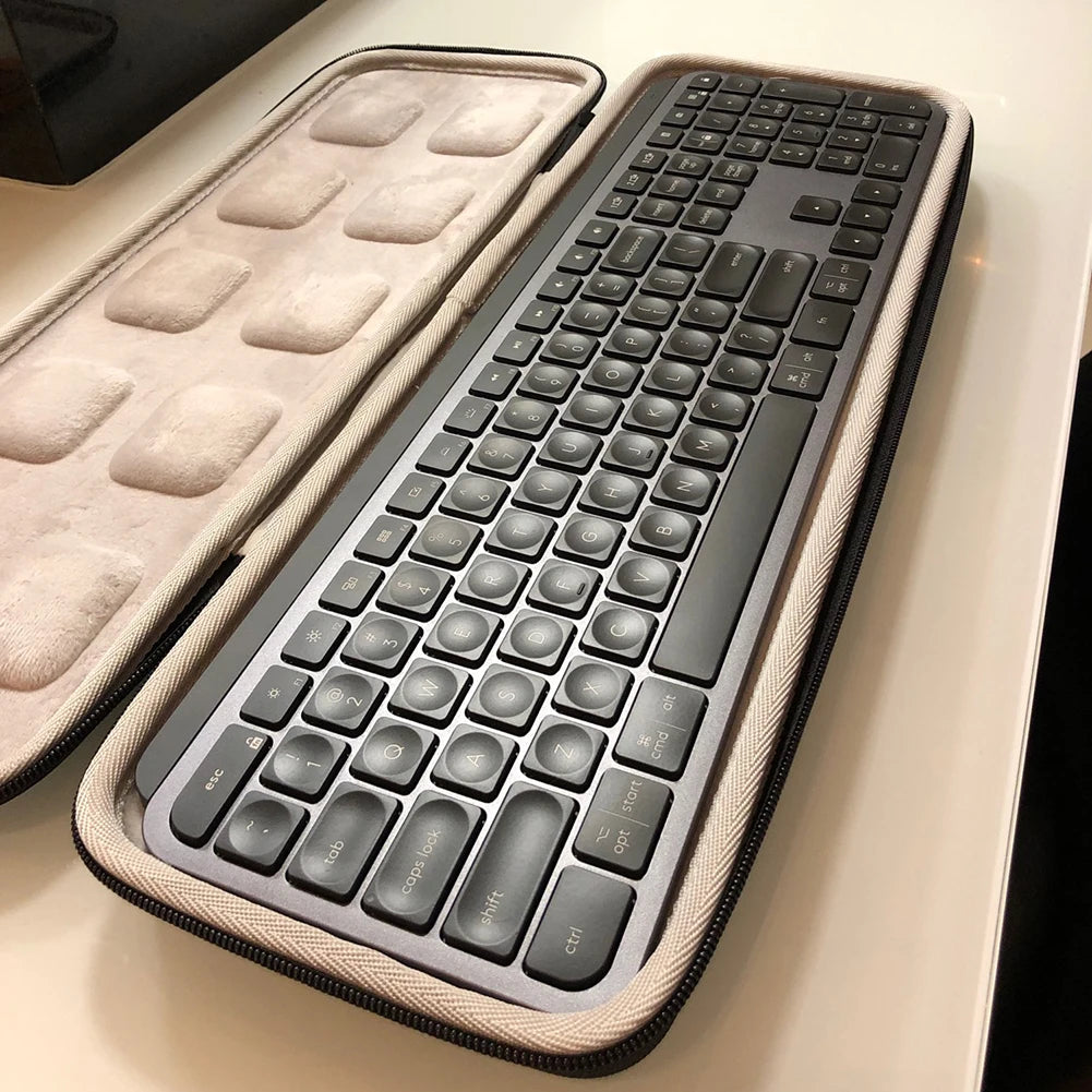 Keyboard Storage for Logitech Carry Case Waterproof EVA Protective Bag Case Advanced Wireless Keyboard Case For Logitech MX Keys Peaceful Pleasures Health and Wellness