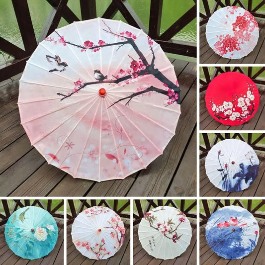 Handmade Chinese Silk Parasol | Decorative Dance Umbrella Decorative Parasol Oasis Select