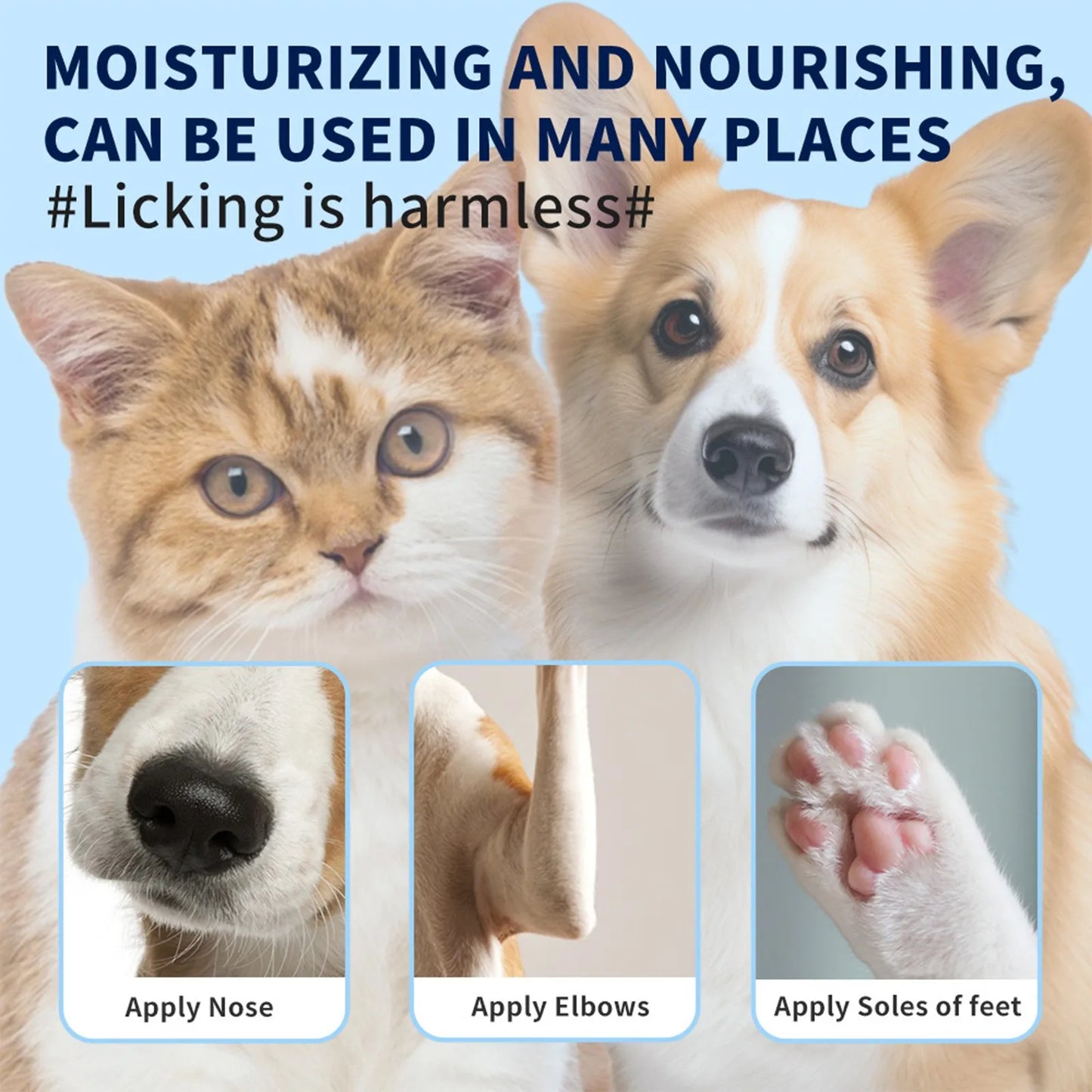 Dog Paw Balm Moisturizing Natural Cream Cat Wax Nose Protector