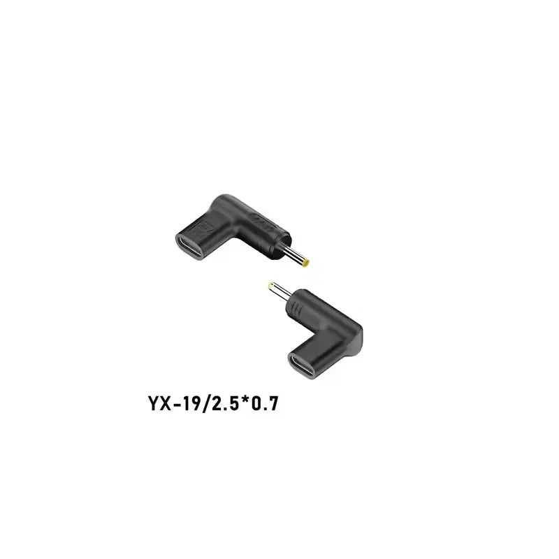 PD 20V100W Laptop Power Adapter Connector DC Plug USB Type C Female to DC Male Jack Converter for Hp Dell Asus Lenovo Notebook Peaceful Pleasures Health and Wellness 2.5-0.7mm