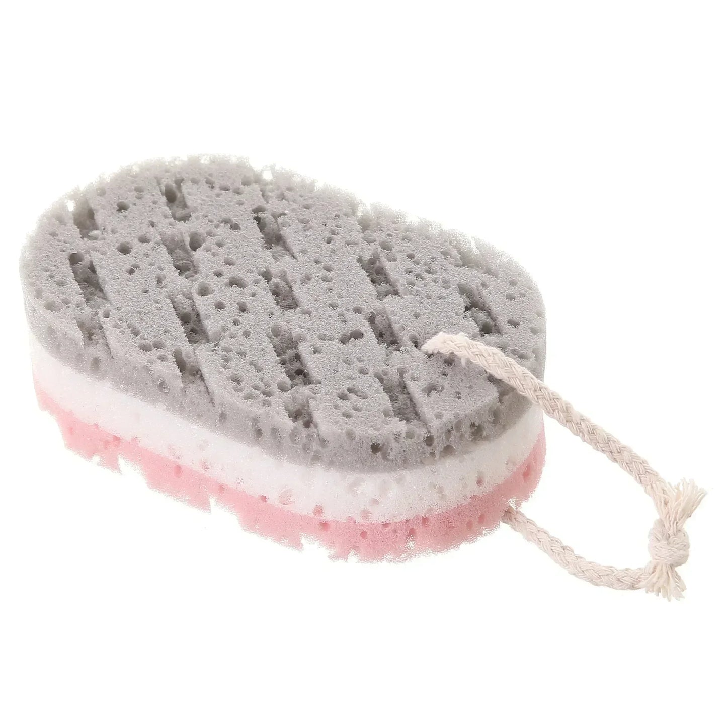 Colorful Three-layer Sponge Bath Sponge Massage Brush Thickened Adult Hanging Foaming Scrubbing Towel Exfoliating Bath Sponge Peaceful Pleasures Health and Wellness type-2