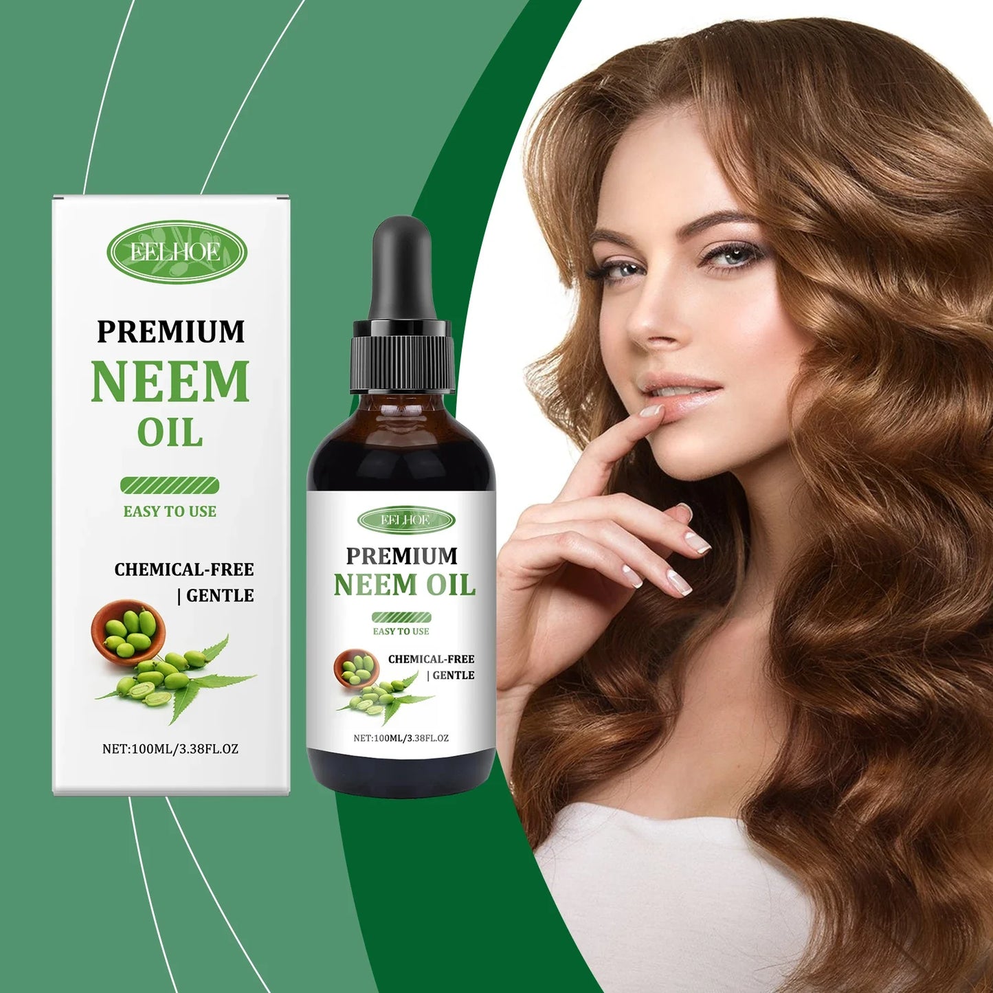 Eelhoe Neem Oil – Scalp, Skin & Nail Nourishing Essential Oil