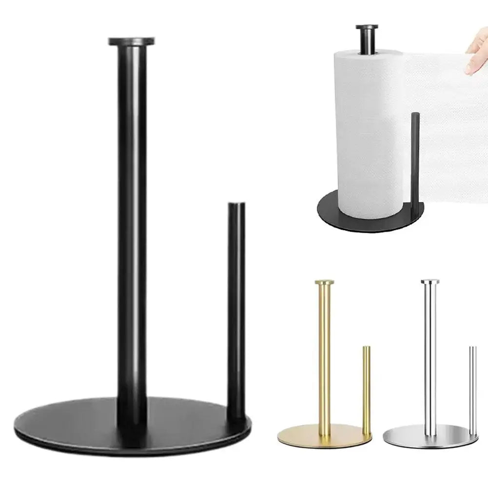 Heavy-Duty Stainless Steel Countertop Paper Towel Holder