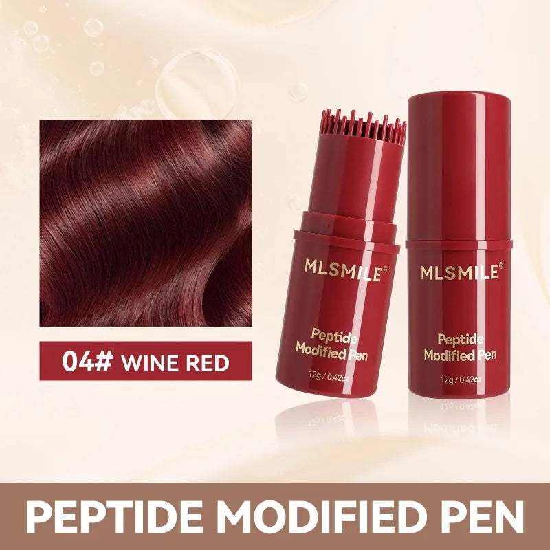 Temporary Hair Color Brush | 4 Shades Waterproof Root Touch-Up