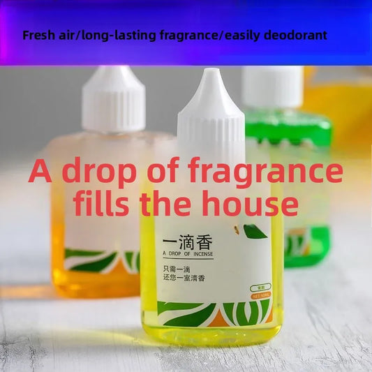 One-Drop Fragrance Toilet Air Freshener - Fast Odor Eliminator Concentrated Deodorant for Bathroom Drain Pet Areas Multi-Scene Peaceful Pleasures Health and Wellness