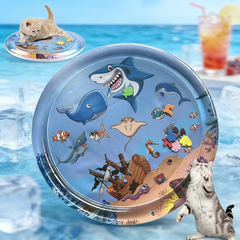 Inflatable Water Play Mat for Cats, Babies & Pets – PVC