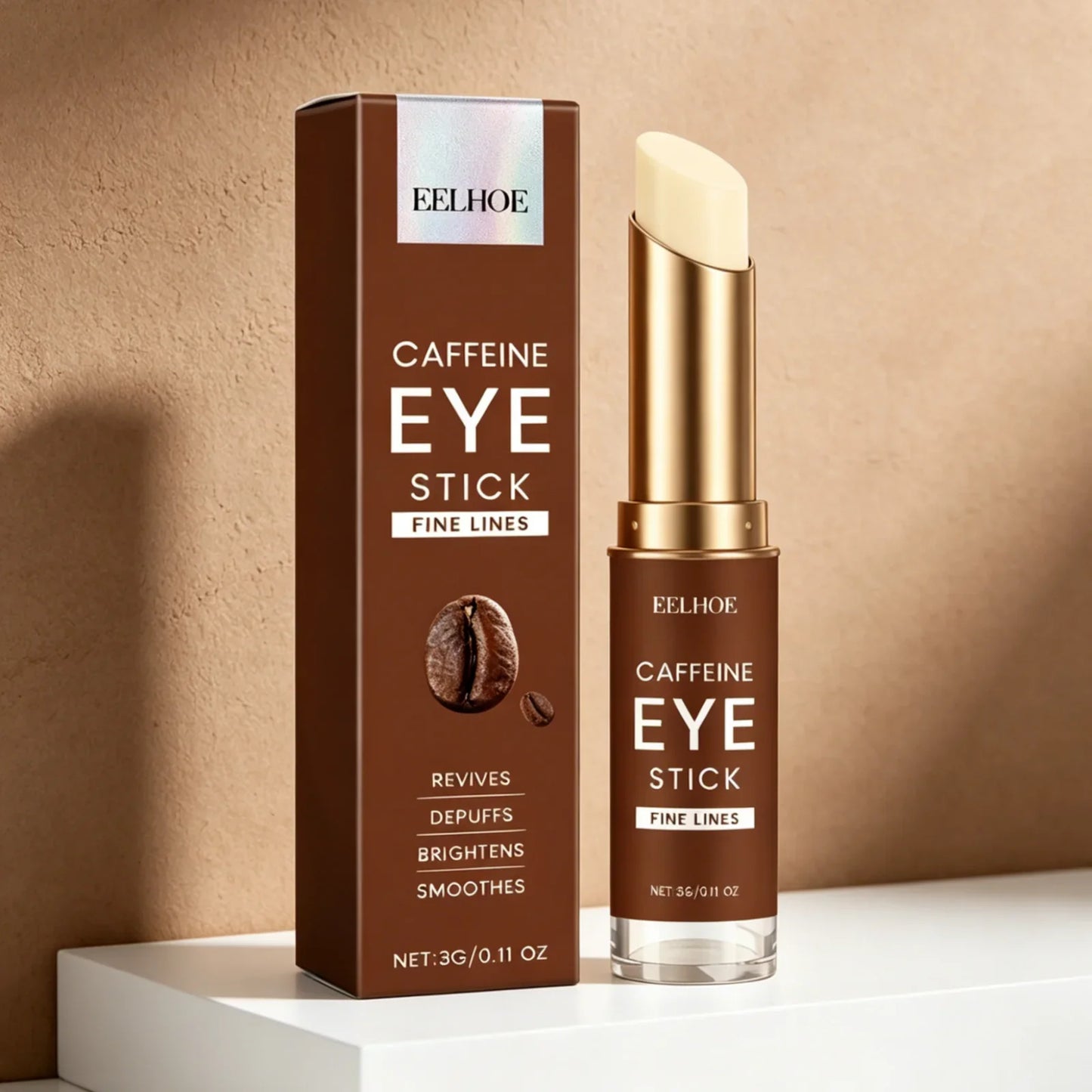 EELHOE Caffeine Eye Stick – Depuff, Firm & Wrinkle Reduction