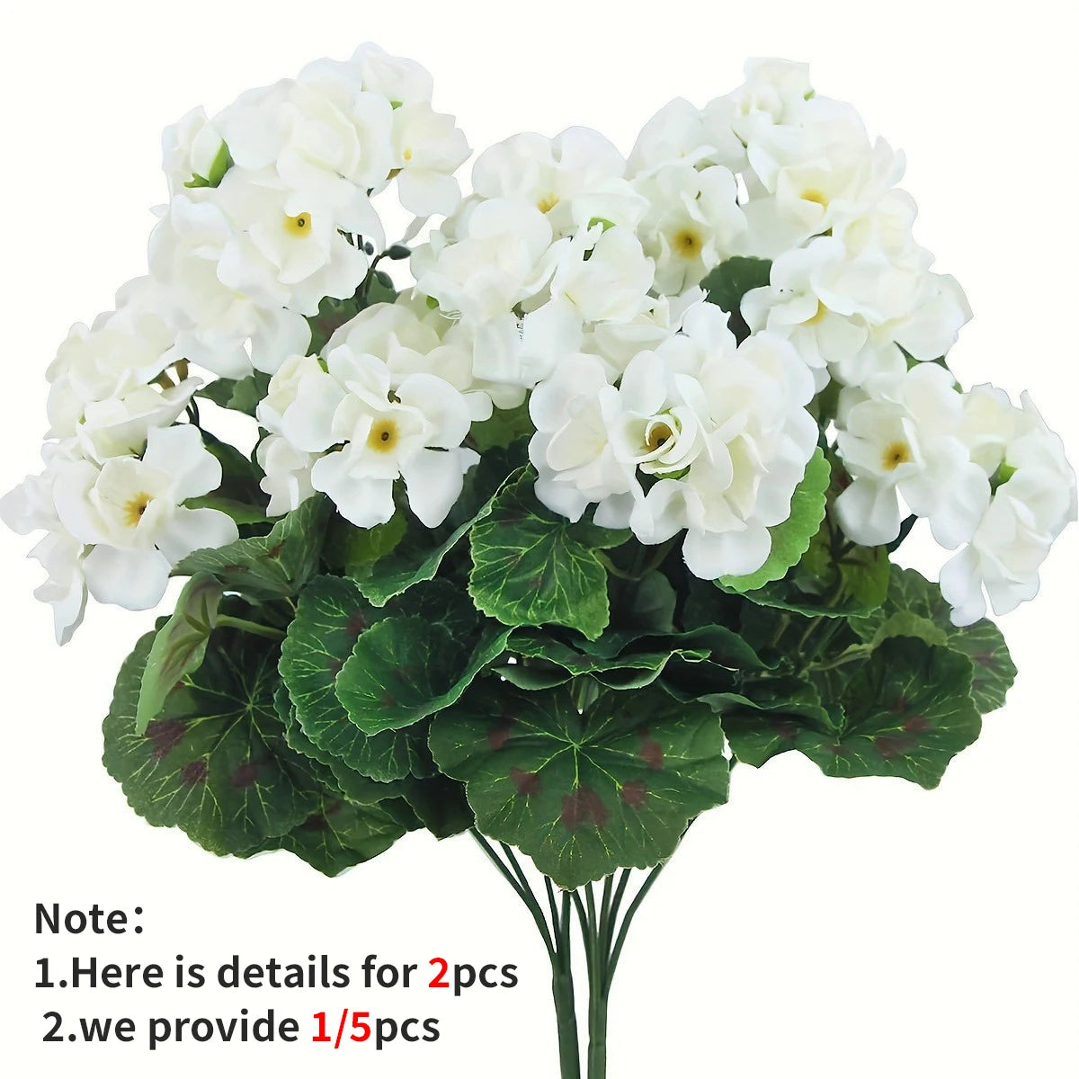 Silk Begonia Artificial Flowers UV-Resistant – Wedding & Garden