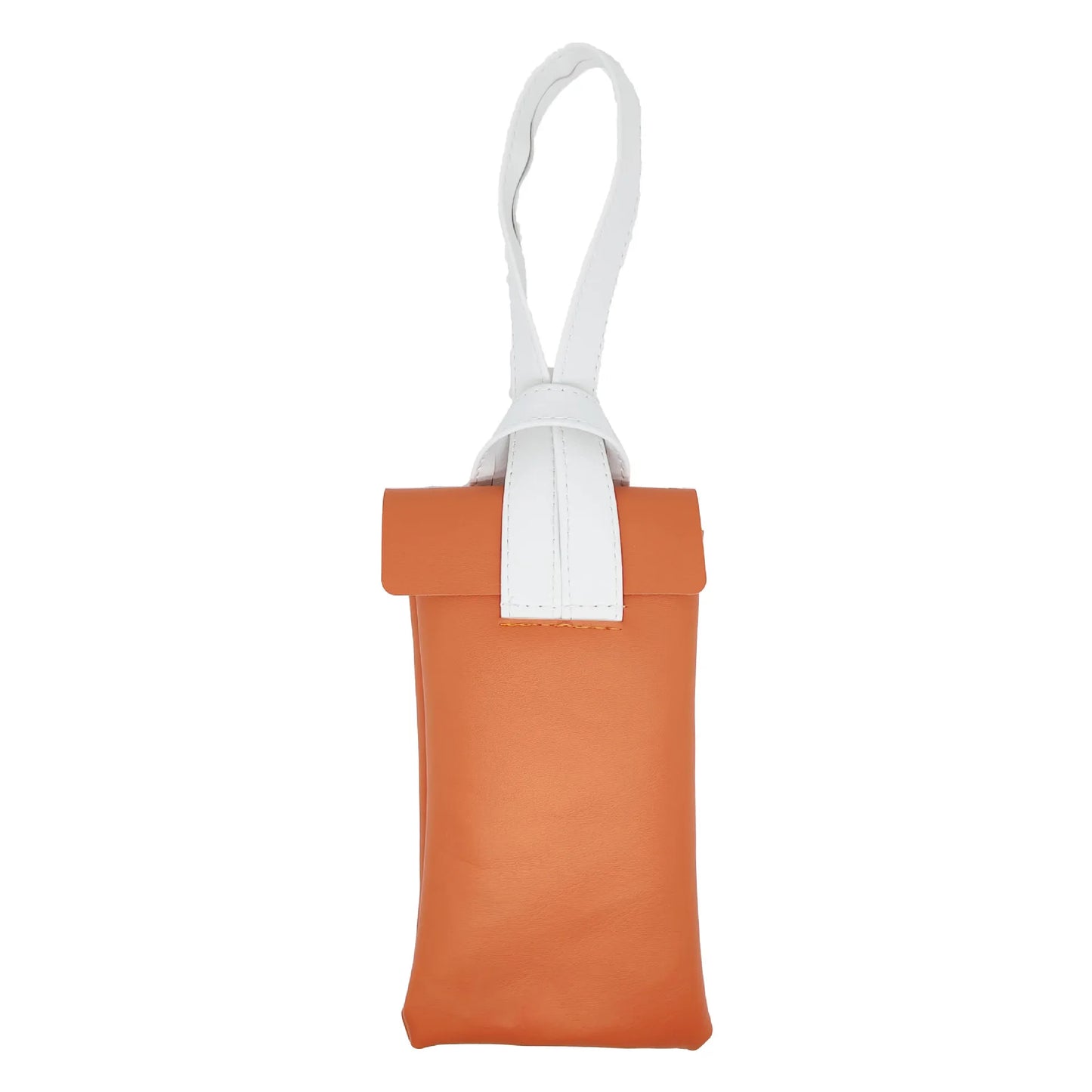 Genuine Leather Dustproof Eyewear Pouch | Contrast Color