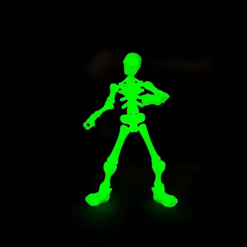 Posable Mini Skeleton Figurines | DIY Halloween Craft Decor