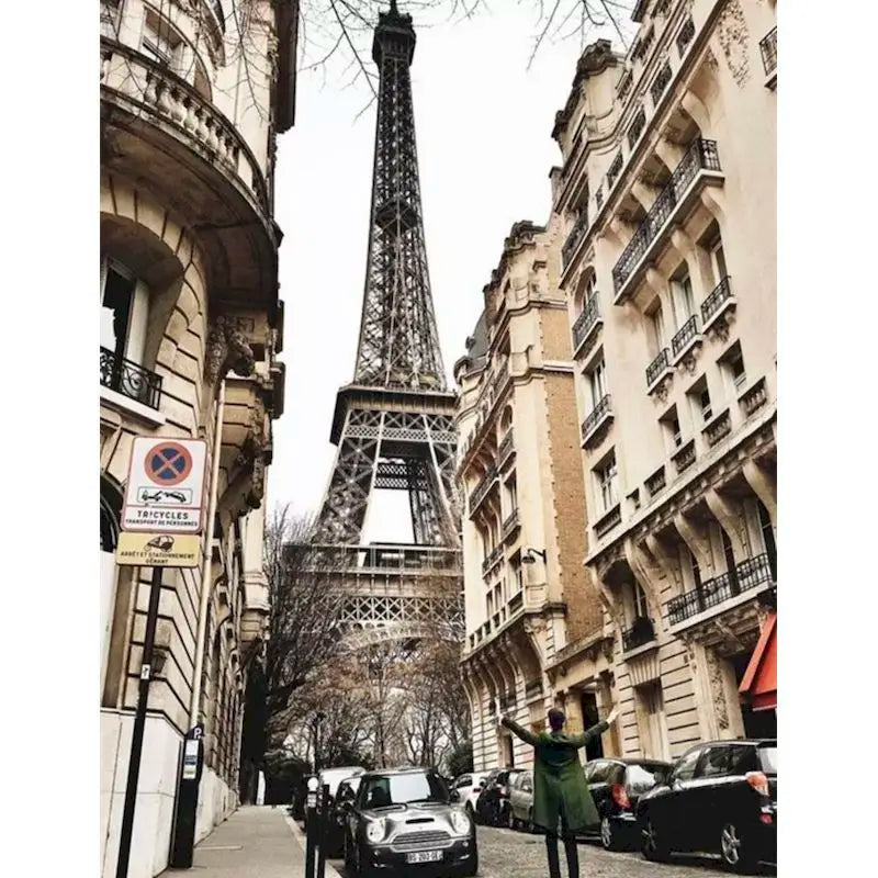 Paris Street Paint by Numbers Kit – 60×75cm DIY Canvas Art
