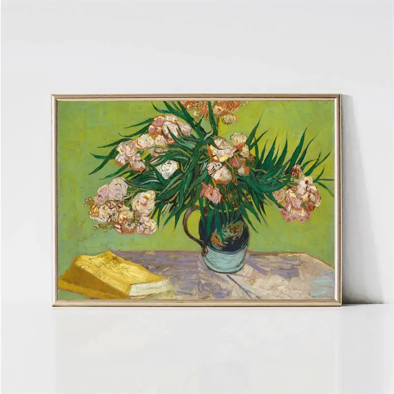 Van Gogh Canvas Wall Art Print | Starry Night Impressionist Poster Canvas Wall Art Print Peaceful Pleasures Health and Wellness 18 40x60cm Unframed