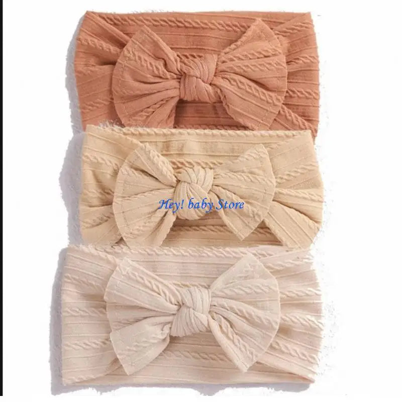 Soft Bow Headband for Baby Girls & Infants | Wide Band