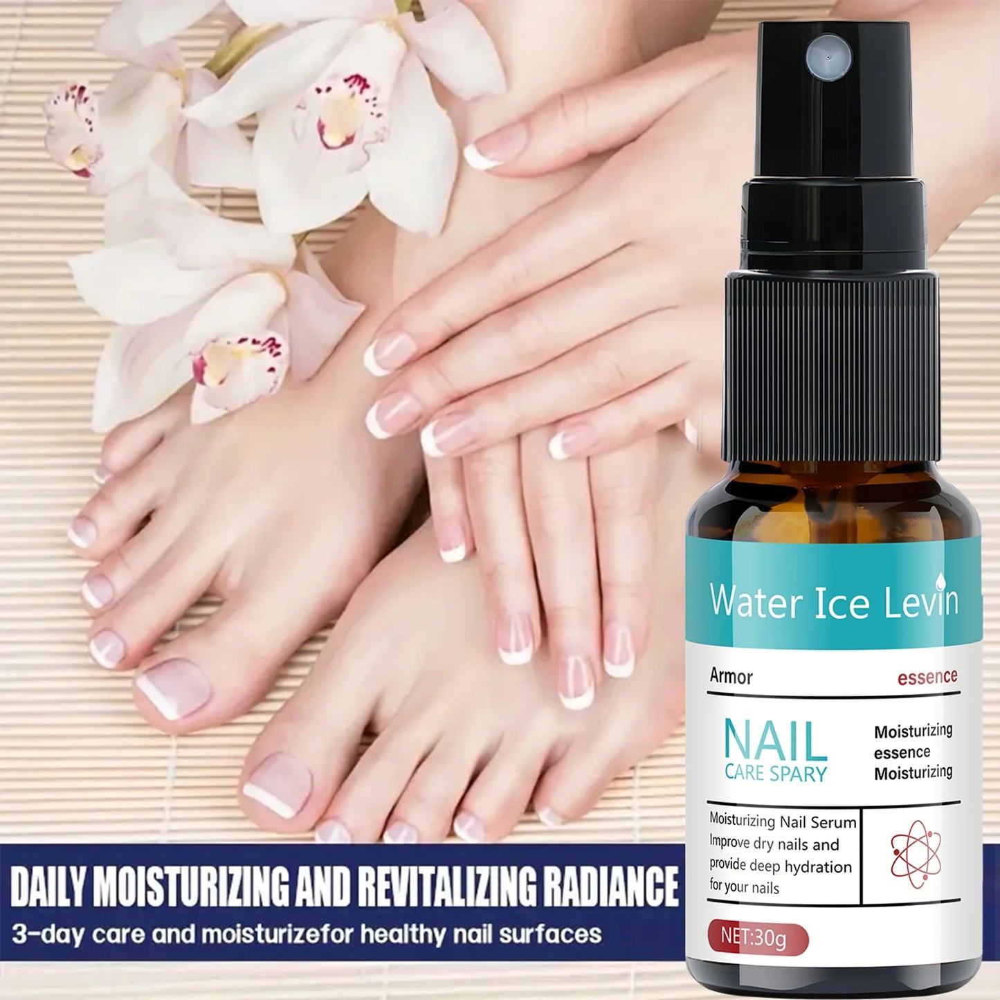 Nail & Cuticle Serum Spray – Hyaluronic Acid & Vitamins