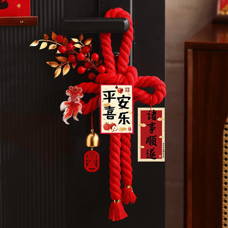 2026 Year of the Horse Chinese Knot Door Hanging | New Year Decor