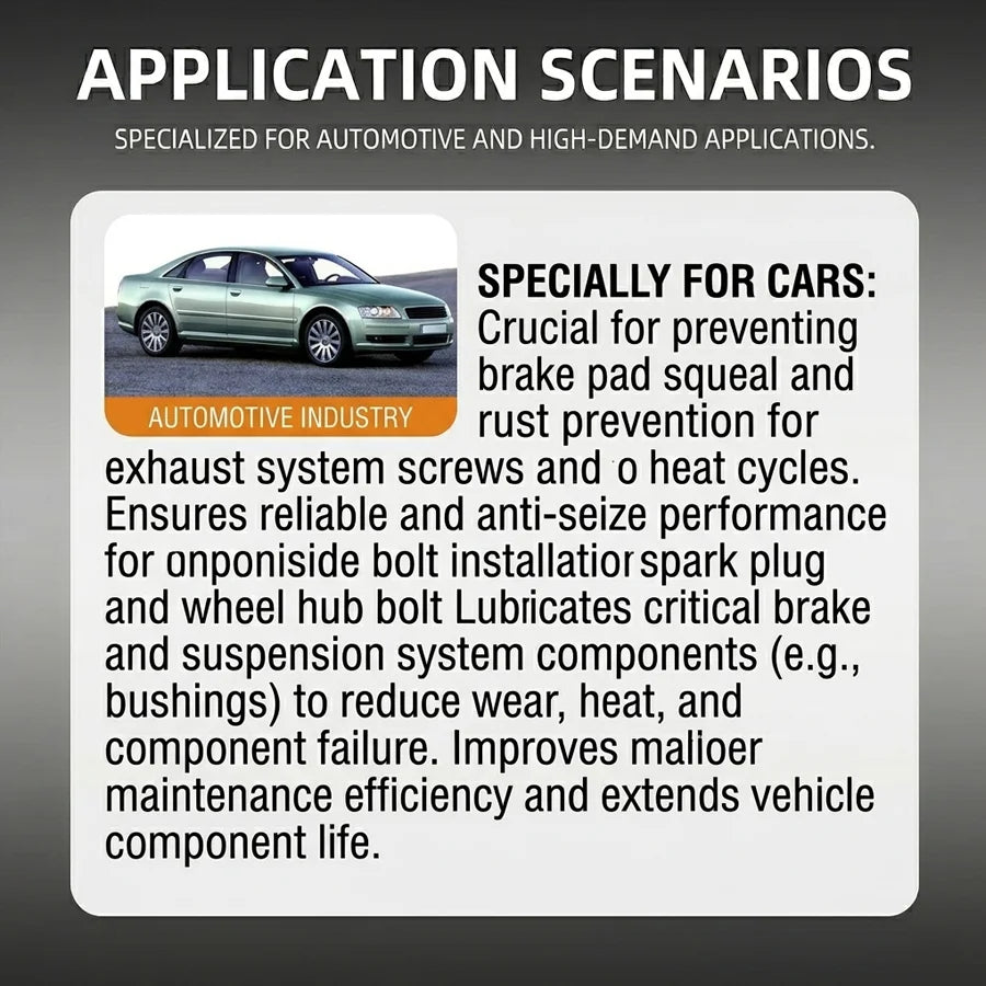MIRAVEXL High Temp Anti-Seize Compound | Spark Plug & Brake