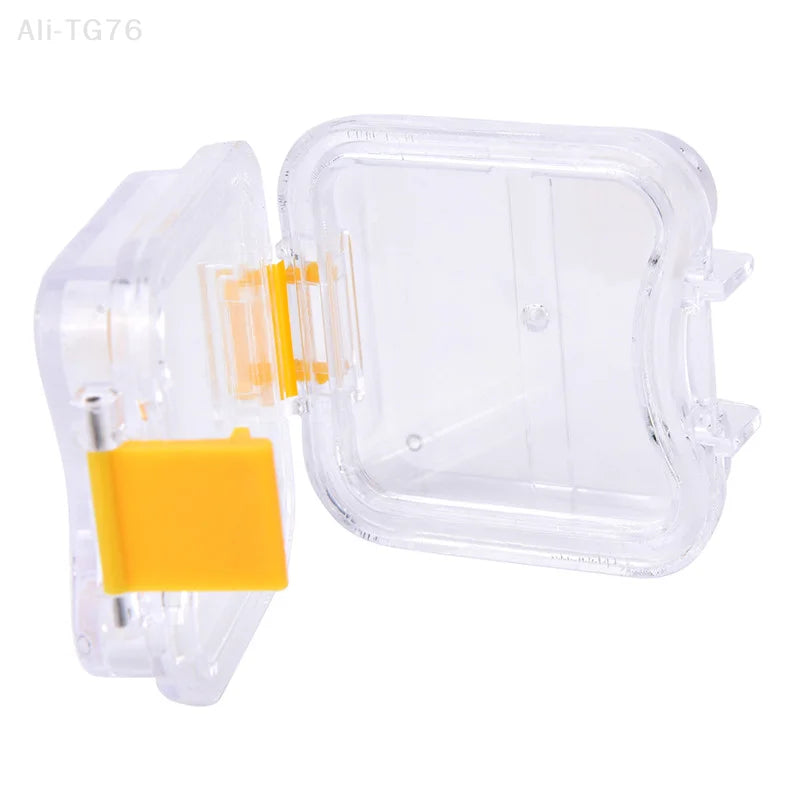 Clear Plastic Denture Crown Storage Box with Membranes