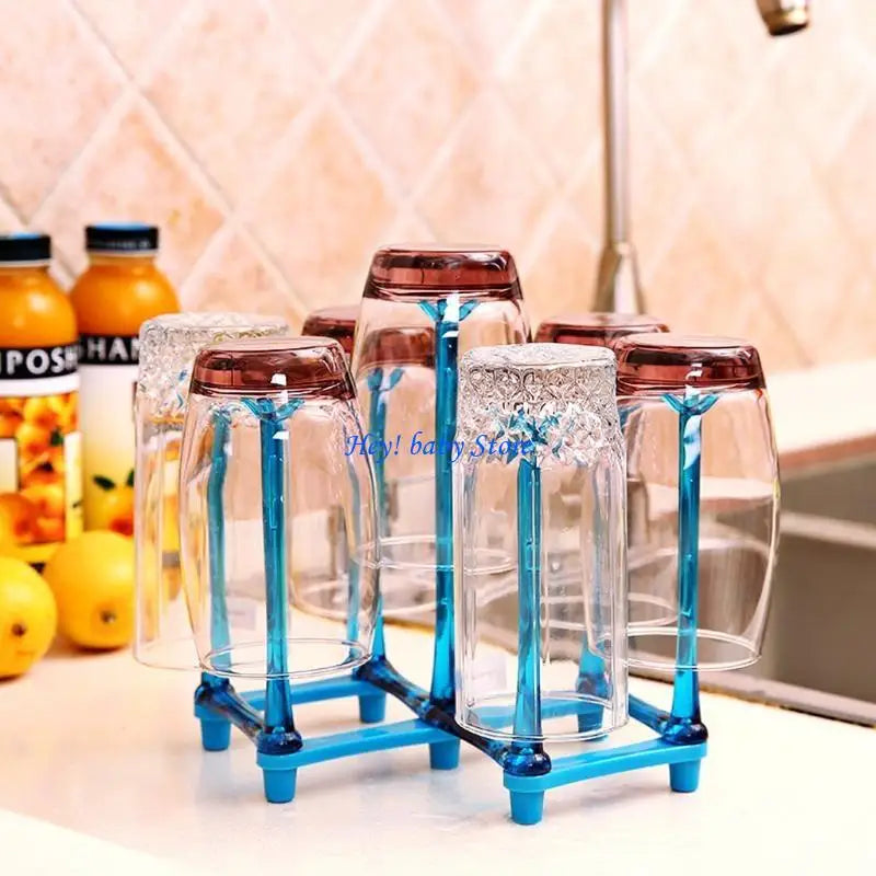 Baby Bottle Drying Rack with Tray – 7-Slot Countertop Holder
