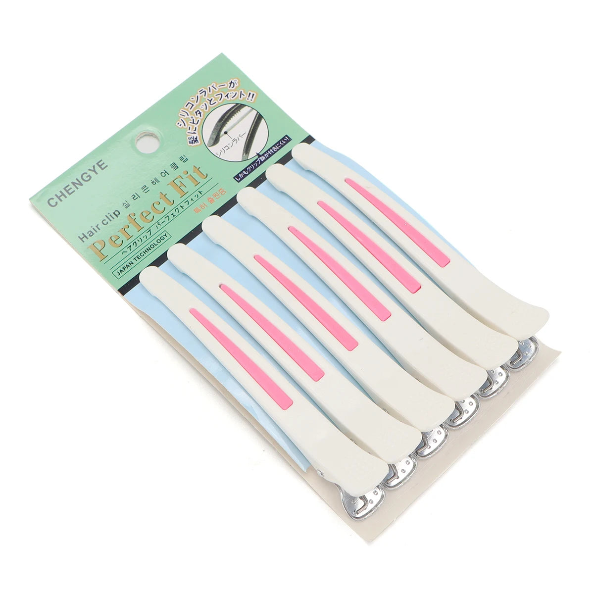 6pcs Hairdressing Traceless Hair Clips Makeup Seamless Clip Barber Haircutting Fixed Tools Salon Styling Hair Barrettes Supplies Peaceful Pleasures Health and Wellness white-pink