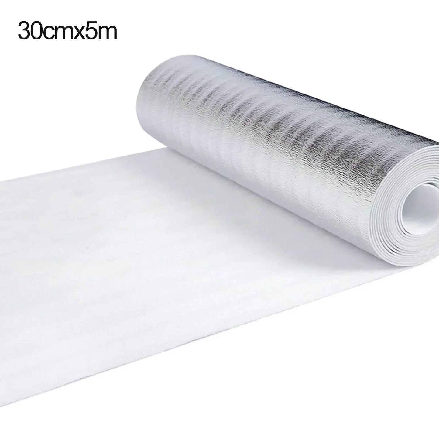 5M Aluminum Foil Radiator Reflective Insulation Film | 20–50cm