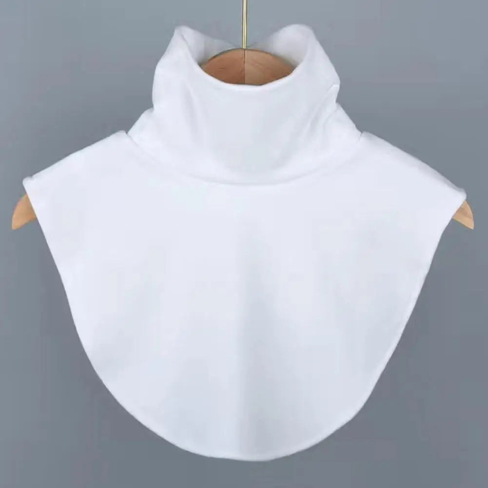 Women's Detachable Turtleneck False Collar – Elastic Knit Neck Cover