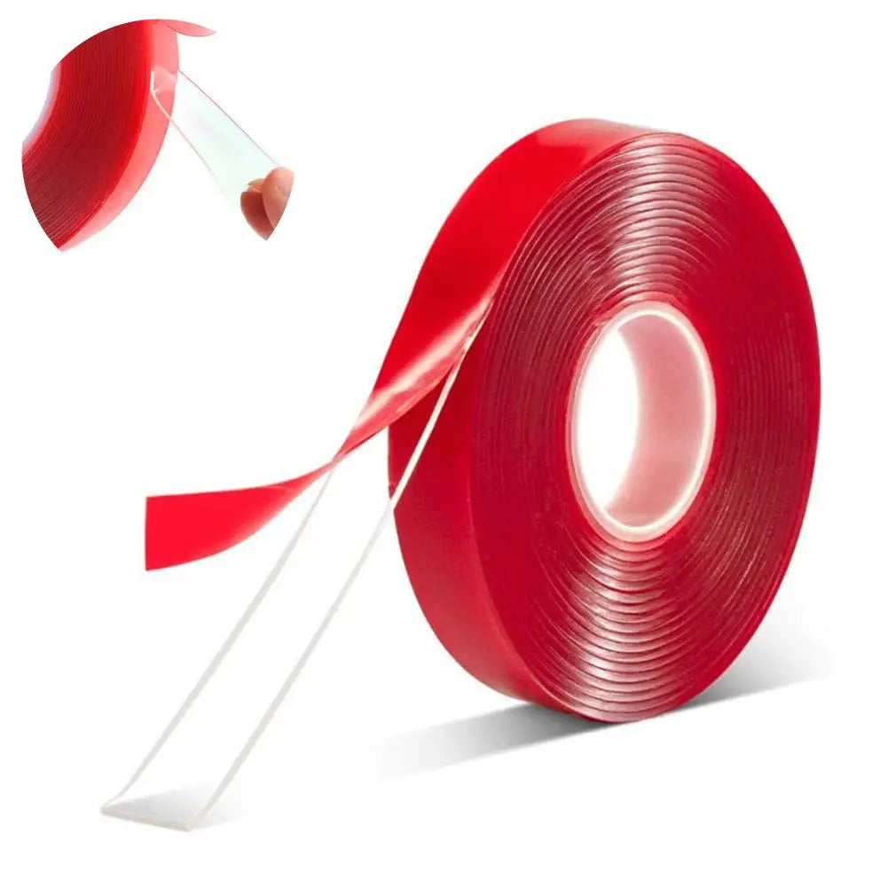3M Acrylic Double-sided Tape Strong High-adhesive Waterproof Car Double-sided Tape No Traces Heat Resistant Transparent Tape Peaceful Pleasures Health and Wellness 1pcs