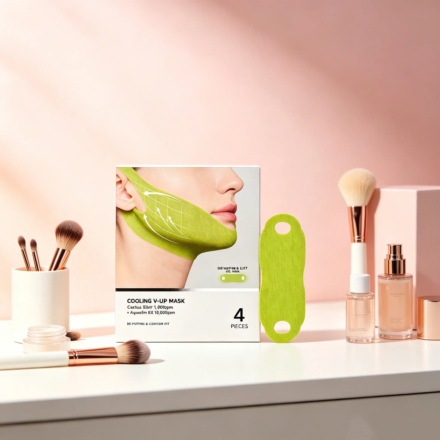 4PCS Facial Lifting Tape – V-Face Firming & Chin Patches