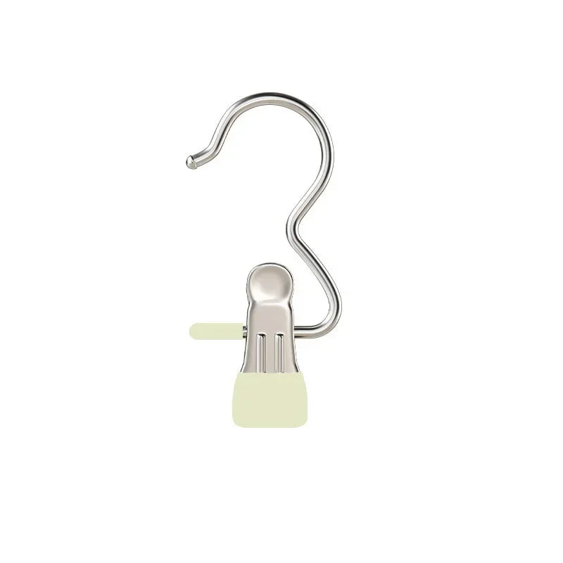 Stainless Steel Anti-Slip Clothes Hangers & Sock Clips