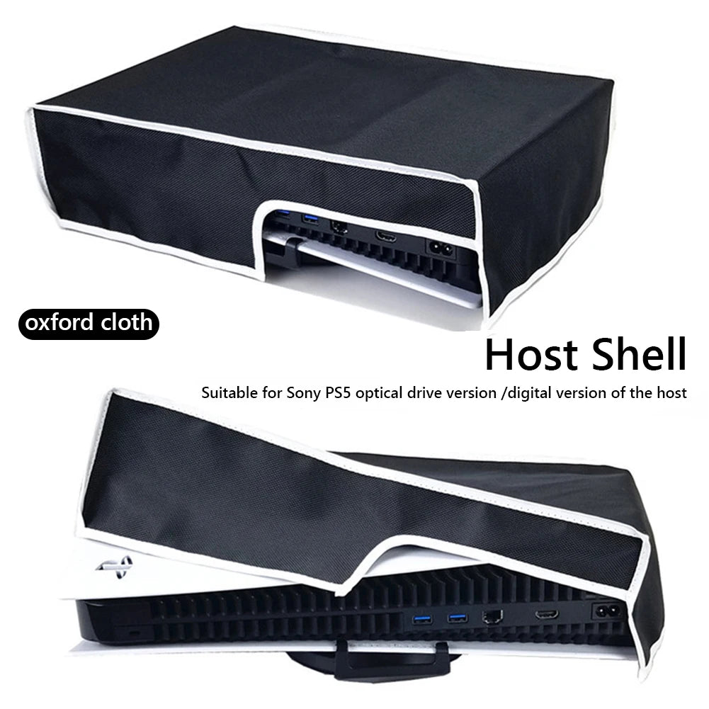 For PS5 Game Console Dust Proof Cover Sleeve Guard Case Waterproof Anti-dust Outer Casing Protective Cover For PS5 Peaceful Pleasures Health and Wellness