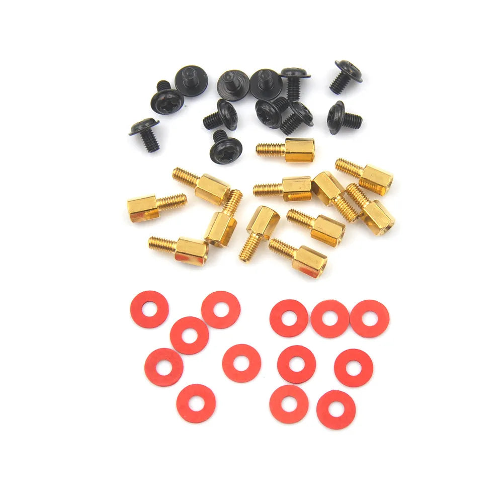 12-Piece Motherboard Standoffs, Screws & Washers Kit | M3 Motherboard Mounting Kit Peaceful Pleasures Health and Wellness