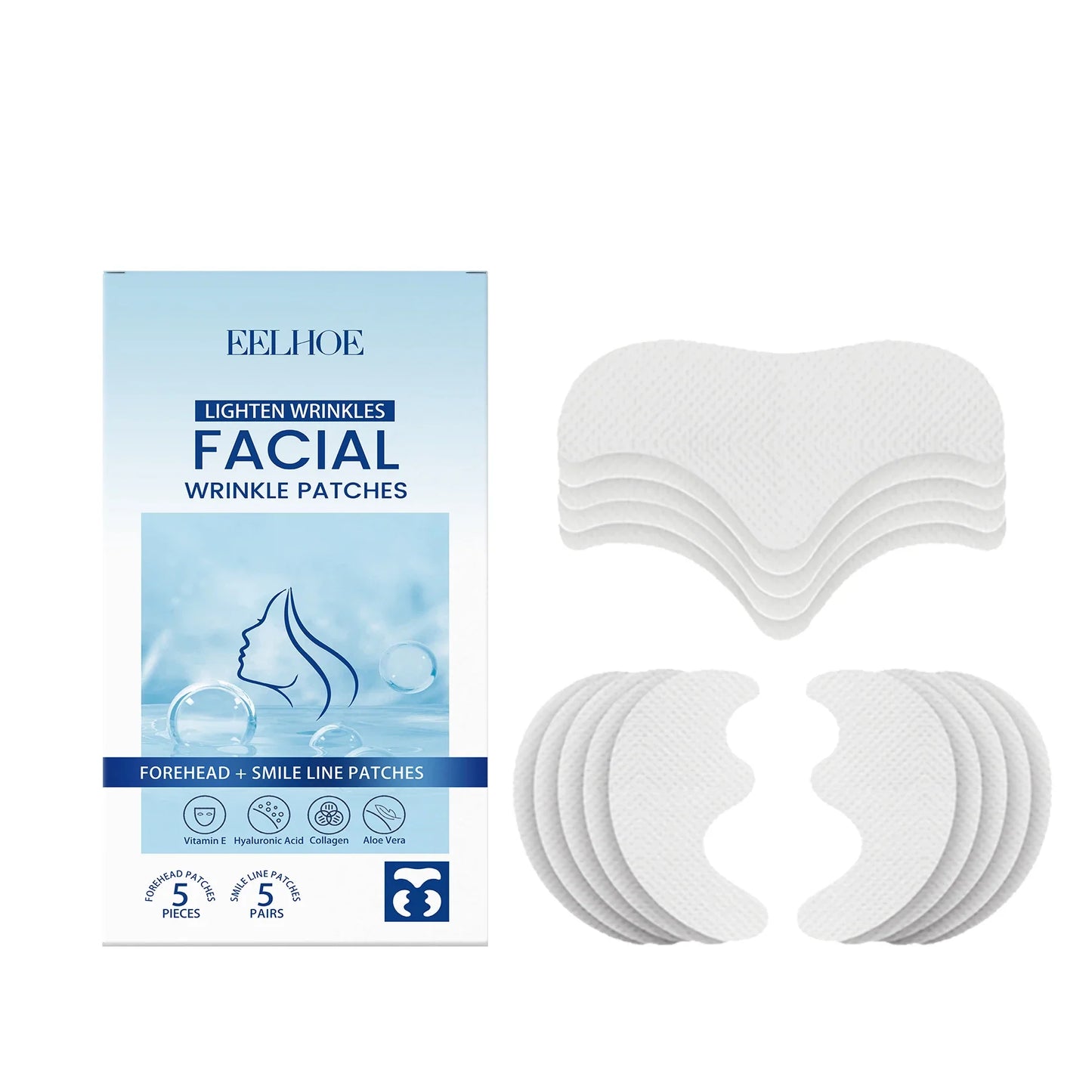 Eelhoe Wrinkle Patches – Forehead & Smile Line Firming Mask