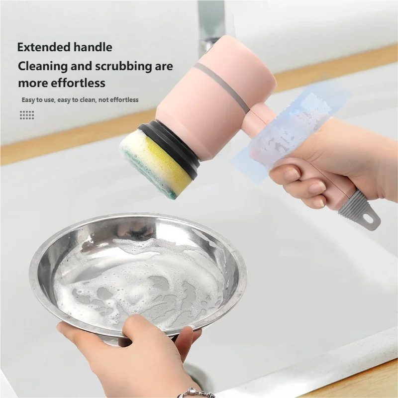 2025 Multi Functional Wireles Electric Cleaning Brush Household Toilet Cleaning Tool Handheld Kitchen Cleaning Brush Peaceful Pleasures Health and Wellness