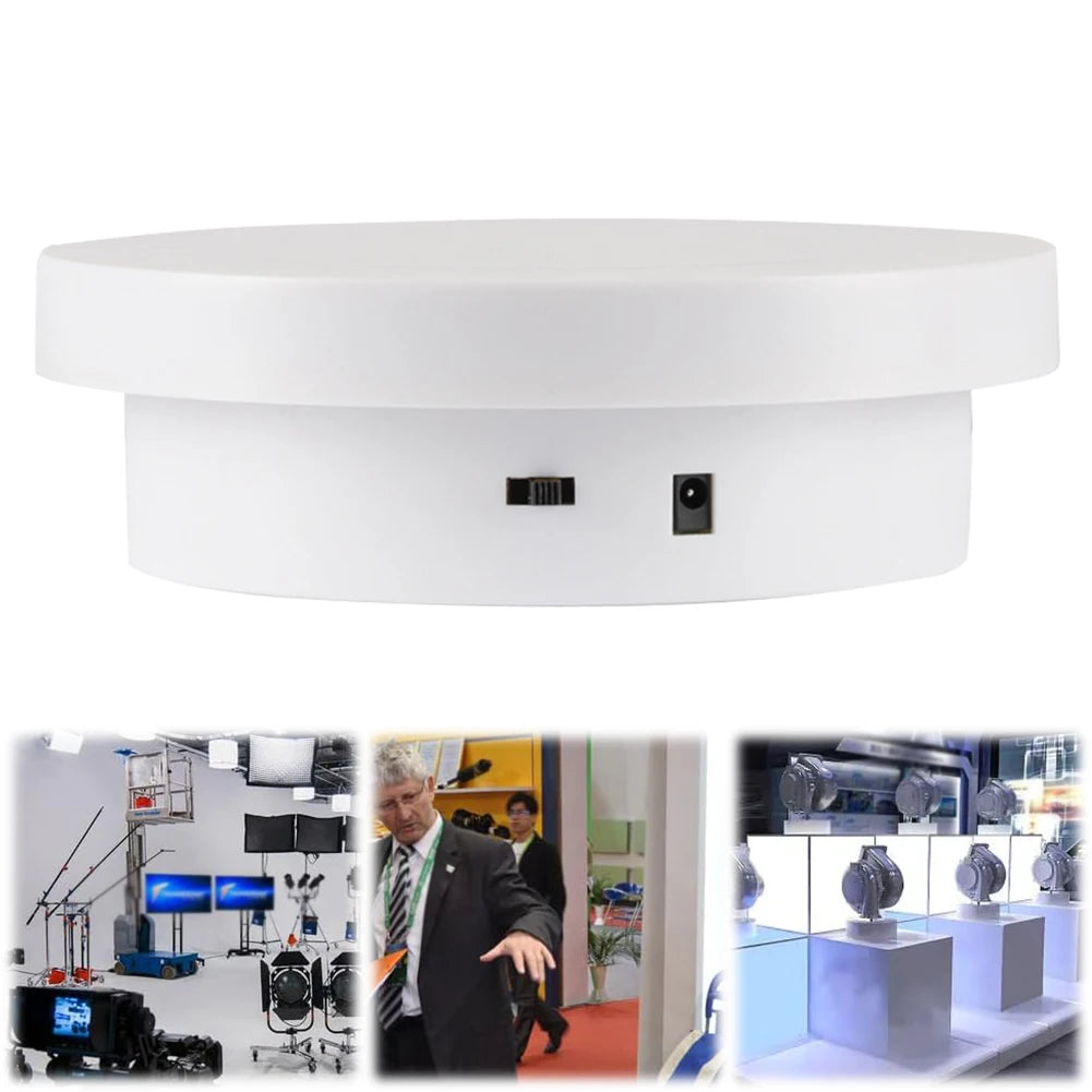 Motorized 360° Rotating Display Stand | USB Turntable Platform