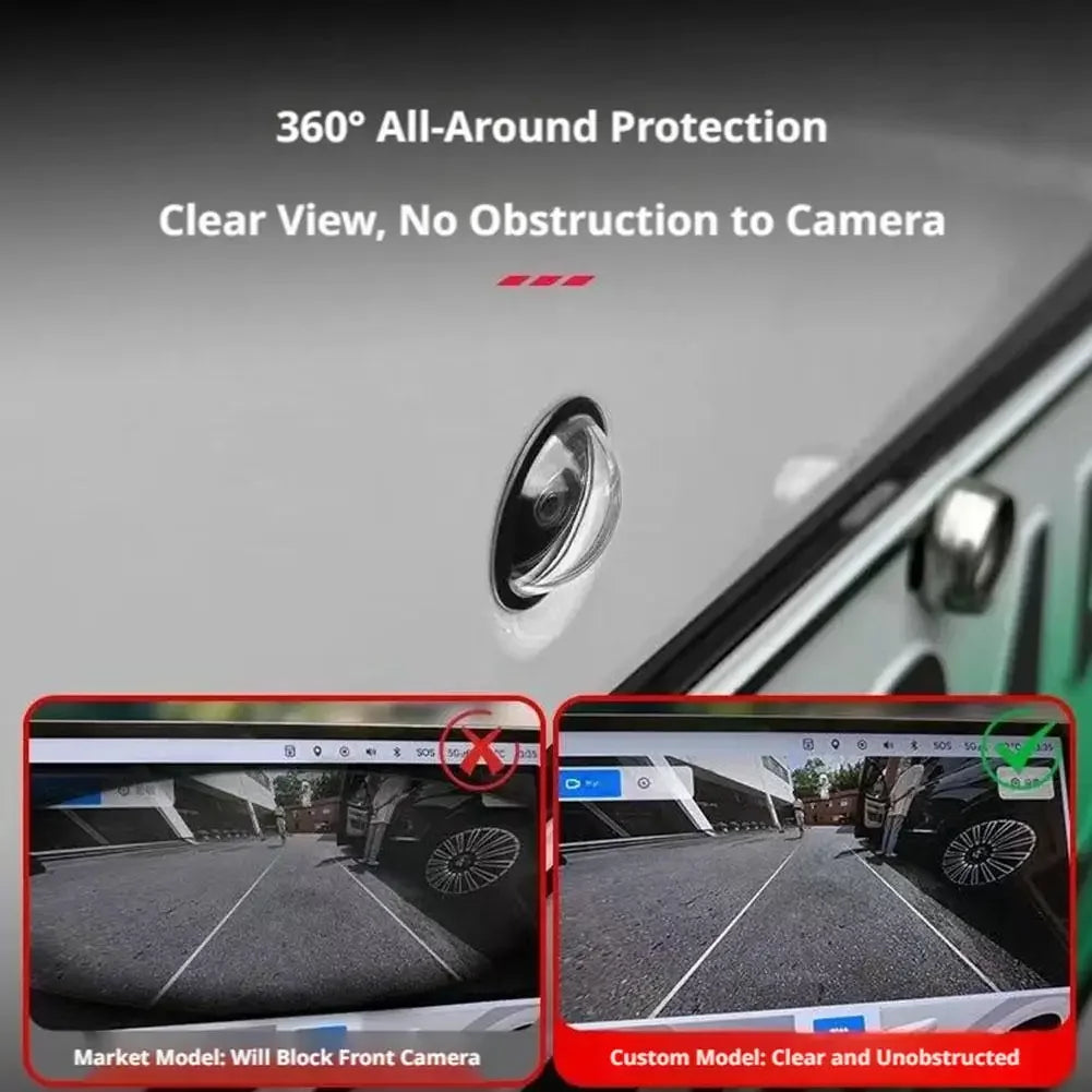 Car Rear Backup Camera Lens Guard 2PCS 360° Panoramic Camera Protective Cover Anti-Scratch Waterproof Dustproof Auto Accessory Peaceful Pleasures Health and Wellness