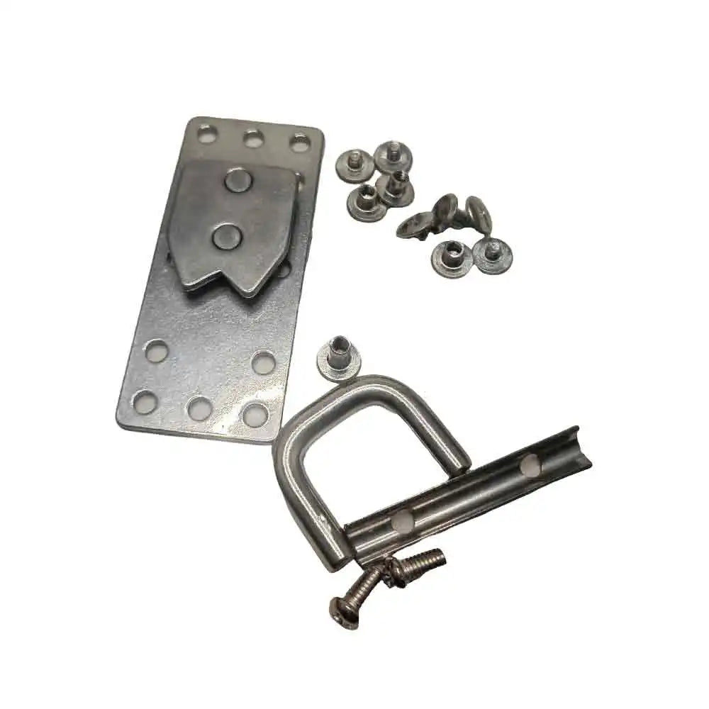 Stainless Steel Tool Belt Buckle | Universal Quick-Release Clip
