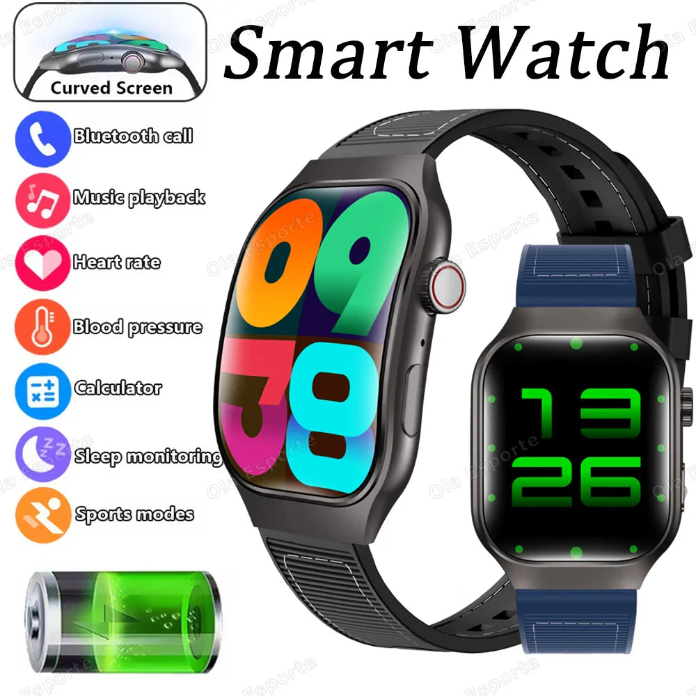 Ola Esporte HW12 Smartwatch – 2.01" HD Bluetooth Call & Fitness