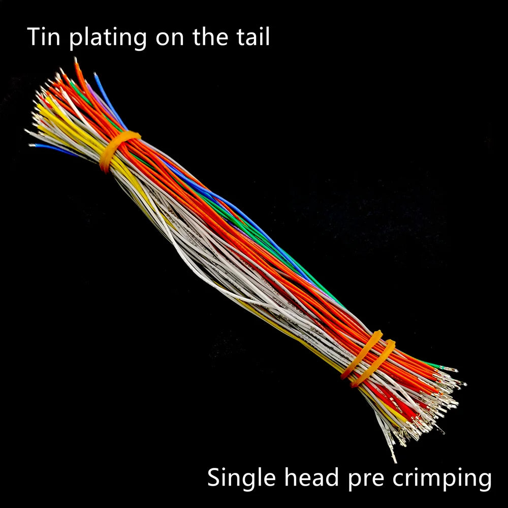 JST 1.25mm Connector with 28AWG Single-ended Pre-Crimped Soft silicone Cables Kit Male Female 2/3/4/5/6/7/8/9/10 Pin for Diy Peaceful Pleasures Health and Wellness