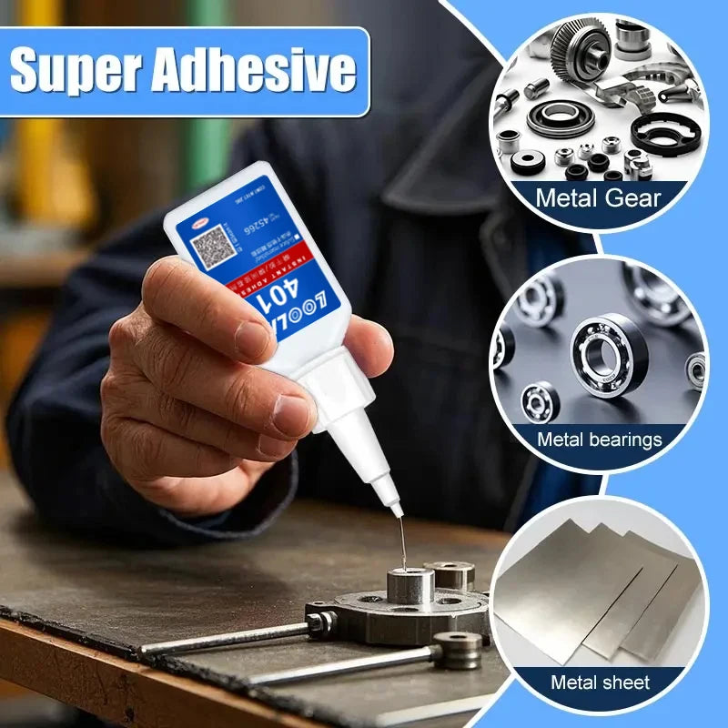 SuperGlue Super Strong Adhesive, Suitable for Instant Transparent Adhesive of Plastics, Metals, Wood, Crafts, Glass and Ceramics Peaceful Pleasures Health and Wellness