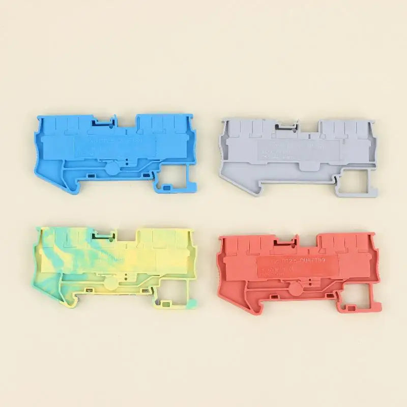 5-Pack PT2.5 QUATTRO Screwless Push-In Spring Terminal Block Terminal Block Connector Peaceful Pleasures Health and Wellness